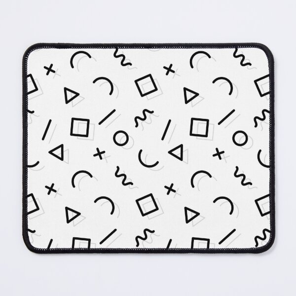 Item preview, Modern, minimalistic, black and white monochrome retro memphis pattern designed and sold by UDDesign.