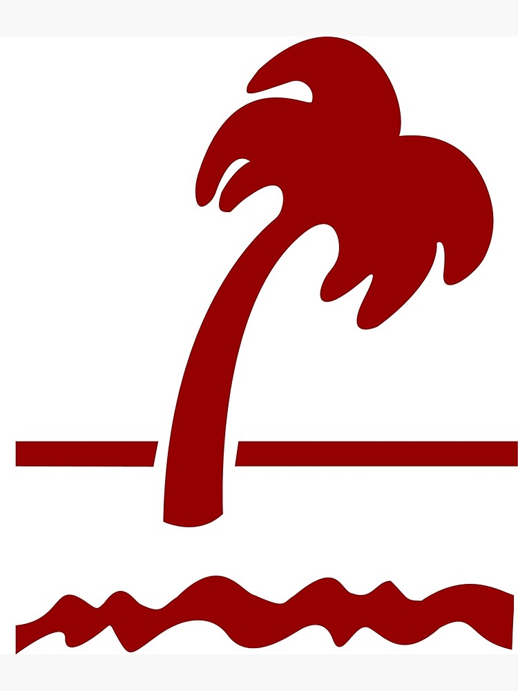 "InNOut Palm Tree Design" Art Print for Sale by Bvloop Redbubble