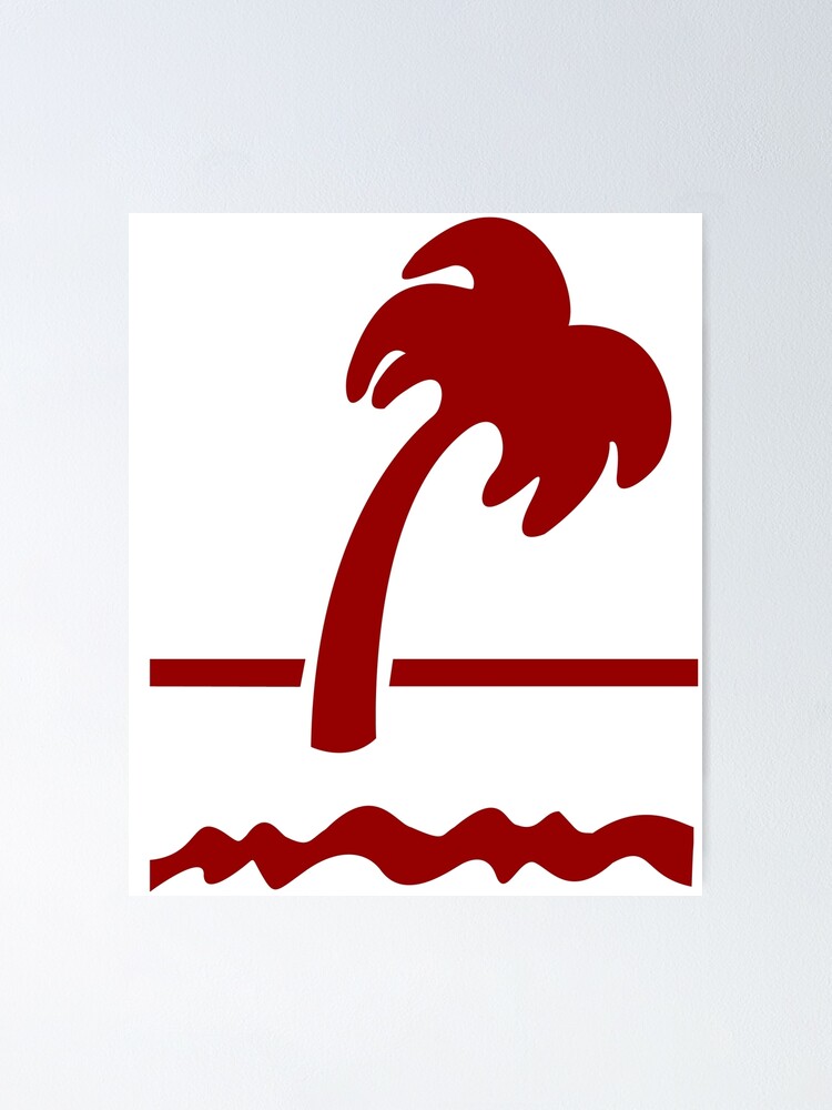 "InNOut Palm Tree Design" Poster for Sale by Bvloop Redbubble