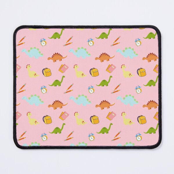 Item preview, Pink Back To School Dinosaurs Pattern designed and sold by NECHSTORE.