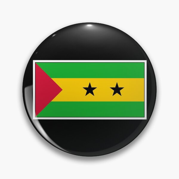 Item preview, SAO TOME and PRINCIPE Flag Gifts, Masks, Stickers & Products designed and sold by mpodger.