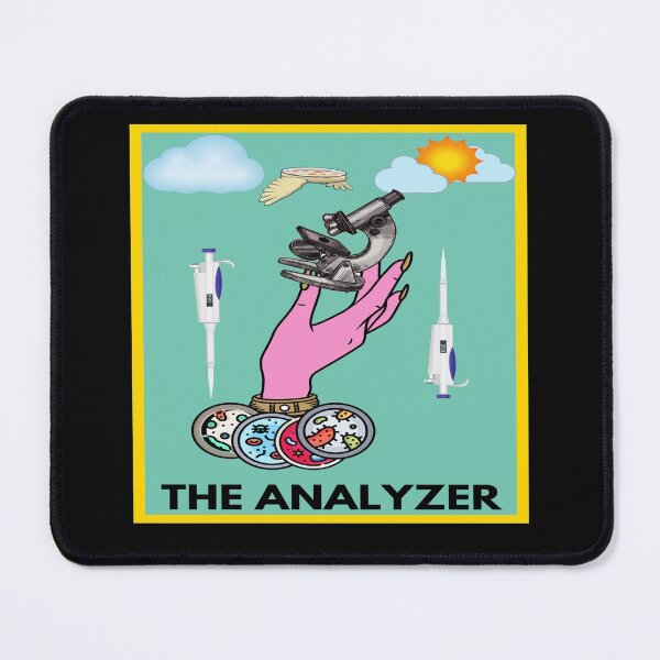Item preview, TAROT CARD THE ANALYZER FUNNY MEDICAL LAB SCIENTIST Microbiology designed and sold by Hippiesole.