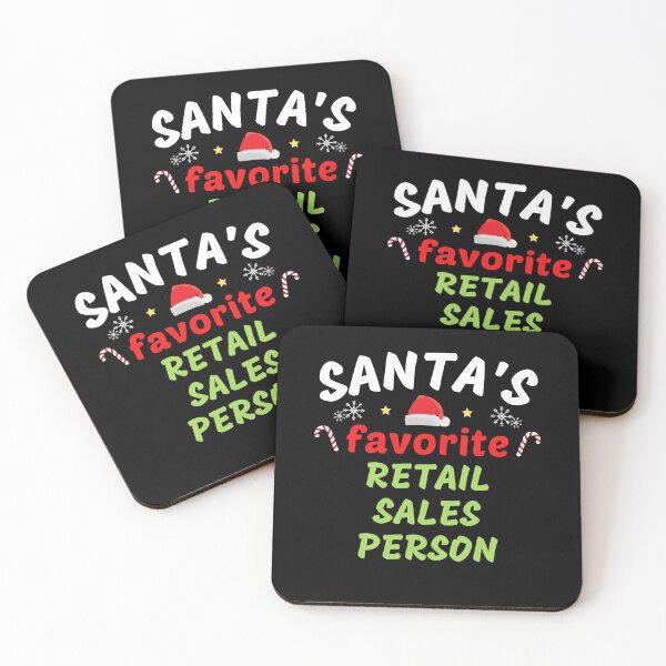 Item preview, Santa's Favorite Retail Sales Person Christmas Gift designed and sold by geniusshirtsss.