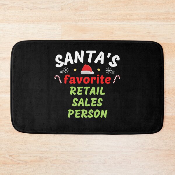 Item preview, Santa's Favorite Retail Sales Person Christmas Gift designed and sold by geniusshirtsss.