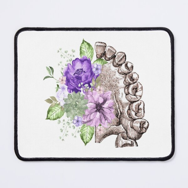 Item preview, Maxilla with purple flowers - Dental designed and sold by guaka-molly.