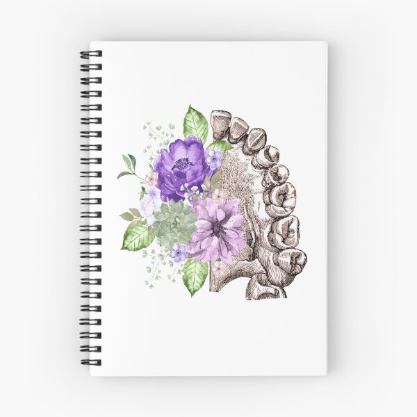 Item preview, Maxilla with purple flowers - Dental designed and sold by guaka-molly.
