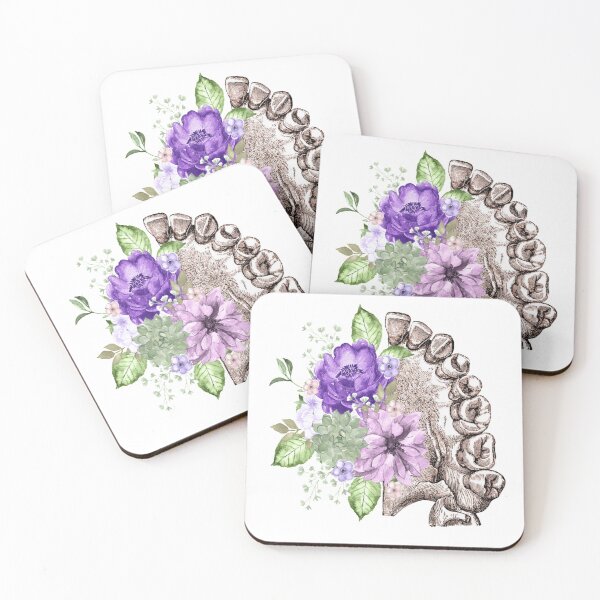 Item preview, Maxilla with purple flowers - Dental designed and sold by guaka-molly.