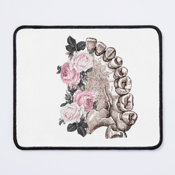 Item preview, Maxilla with light pink roses - Dental designed and sold by guaka-molly.