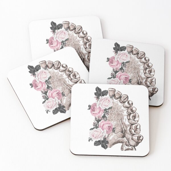Item preview, Maxilla with light pink roses - Dental designed and sold by guaka-molly.
