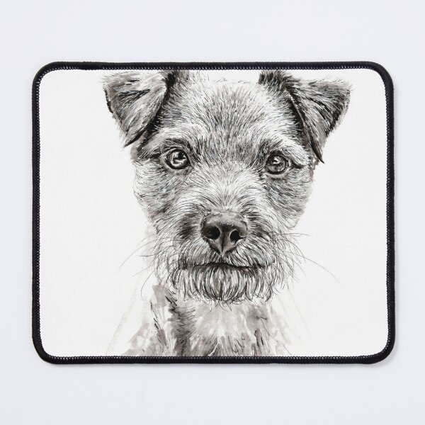 Patterdale Terrier Sketch Mouse Pad