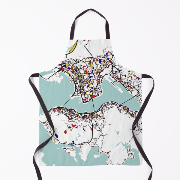 Item preview, Hong Kong City Map of China - Mondrian designed and sold by deMAP.