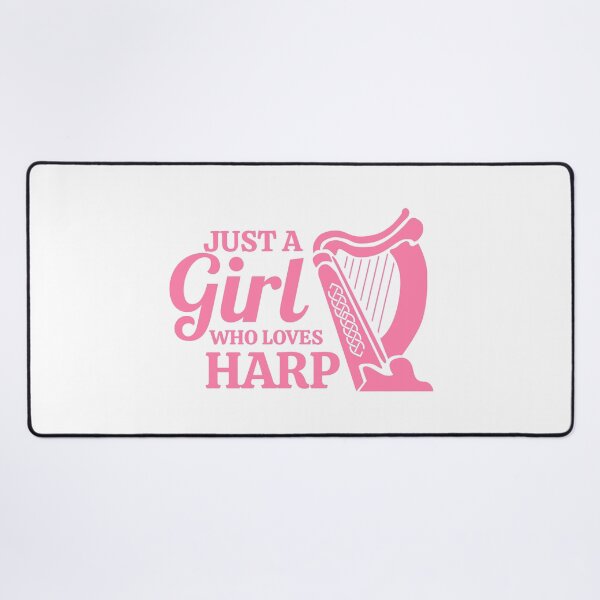 Item preview, Just a girl who loves Harp Music lover Gift Idea designed and sold by vicoli-shirts.