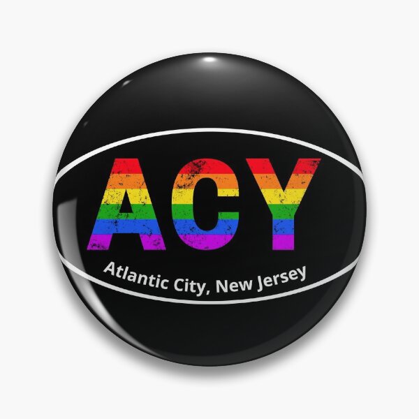 Item preview, Atlantic City New Jersey Rainbow Pride designed and sold by ShowMePride.