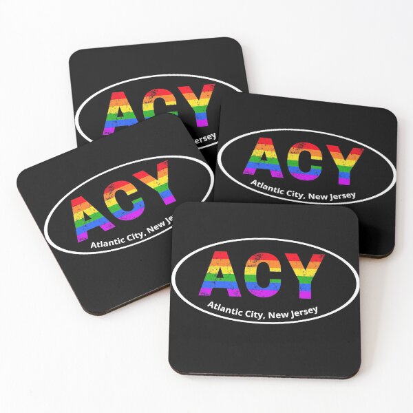 Item preview, Atlantic City New Jersey Rainbow Pride designed and sold by ShowMePride.