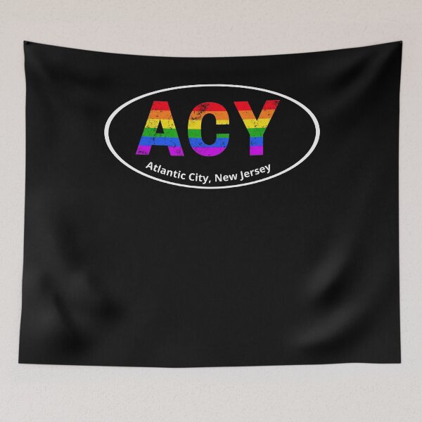 Item preview, Atlantic City New Jersey Rainbow Pride designed and sold by ShowMePride.
