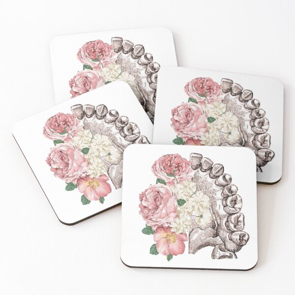 Item preview, Maxilla with pink flowers - Dental designed and sold by guaka-molly.