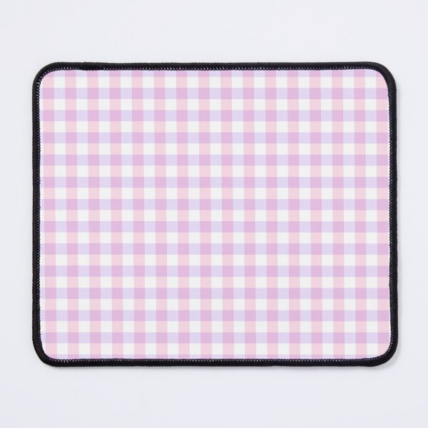 Item preview, Pastel Pink Purple White Gingham Kawaii Cute Aesthetic designed and sold by candymoondesign.