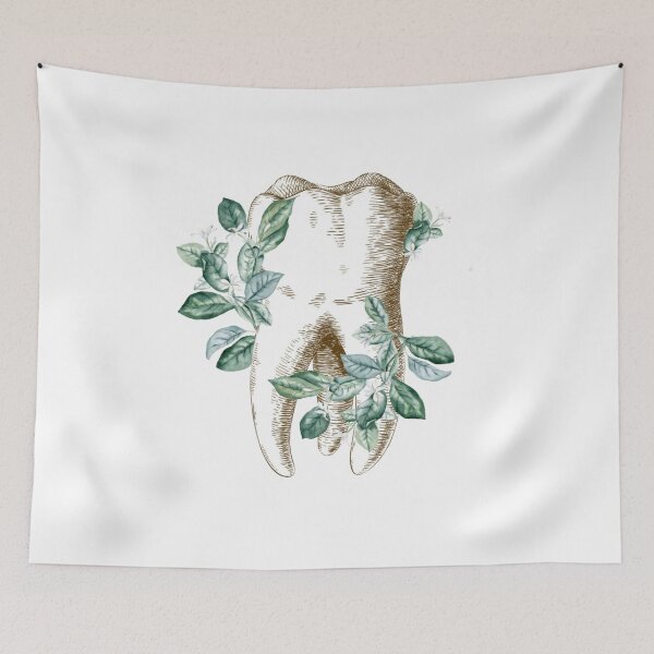 Item preview, Tooth with leaves - Dental designed and sold by guaka-molly.