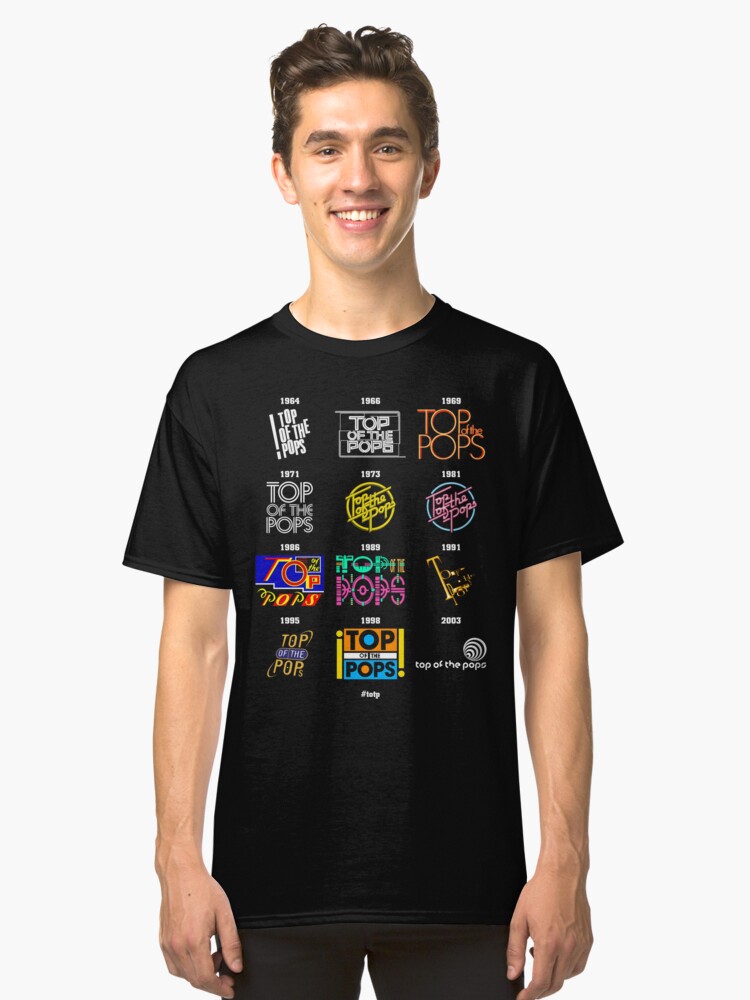 Alternate view of NDVH Top of the Pops Logos Classic T-Shirt