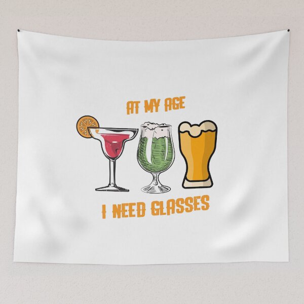 Item preview, At my age I need glasses - assortment designed and sold by Good-tees.