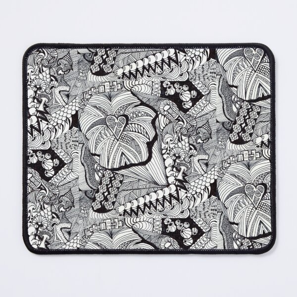 Item preview, Abstract Mushrooms Zentangle designed and sold by lisaamakye.