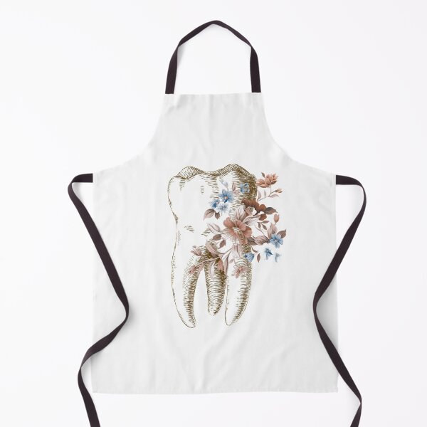 Item preview, Tooth with vintage flowers - Dental designed and sold by guaka-molly.