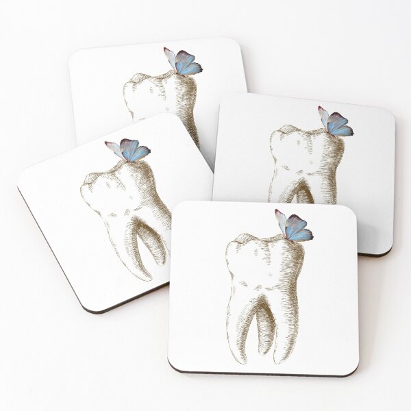 Item preview, Tooth with butterfly - Dental designed and sold by guaka-molly.