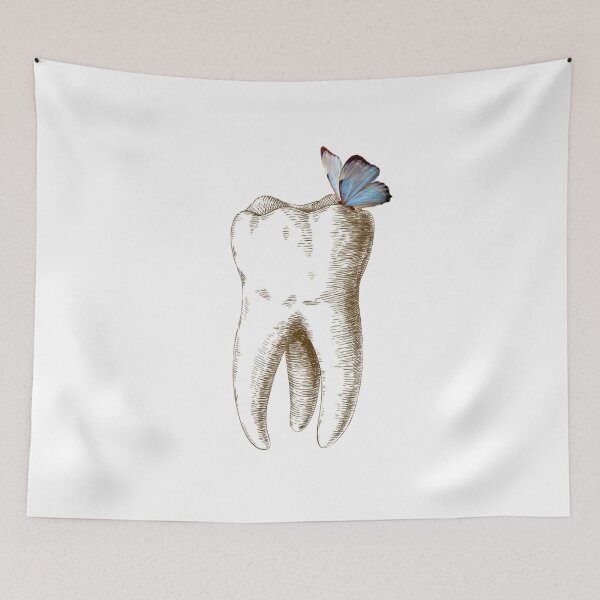 Item preview, Tooth with butterfly - Dental designed and sold by guaka-molly.