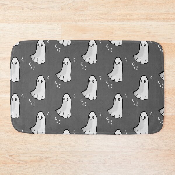 Item preview, Cute spooky ghost grey, designed and sold by DemonicGloom.