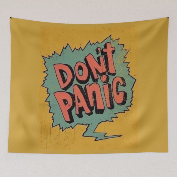 Item preview, don't panic designed and sold by Thehecticstore.