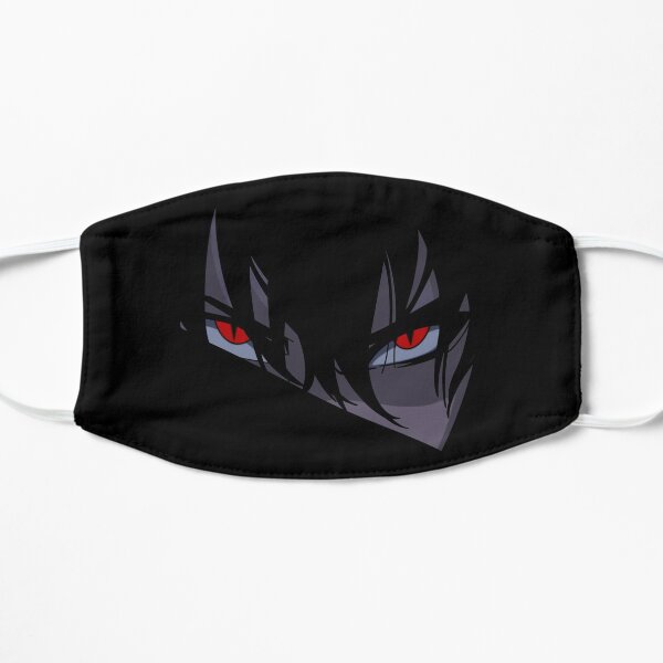 Anime yeux rouges Masque sans plis