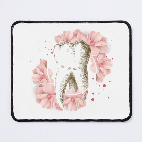 Item preview, Floral framed tooth - Dental designed and sold by guaka-molly.