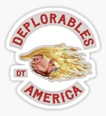 Deplorables for Trump Sticker