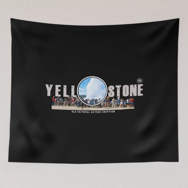 Item preview, Crowd Watching Old Faithful Geyser Erupt, Yellowstone National Park  - geyser designed and sold by SmyrnaBuffalo.