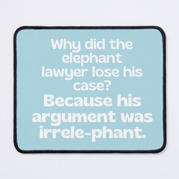 Item preview, Lawyer joke/pun - funny lawyer gift (white/grey) #8 designed and sold by PickaSticka.