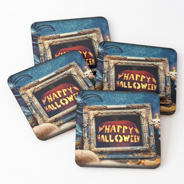 Artikelvorschau, Gruseliger Halloween Jack o Lantern Kürbis mit Halloween Dekorationen entworfen und verkauft von orionlodubyal.