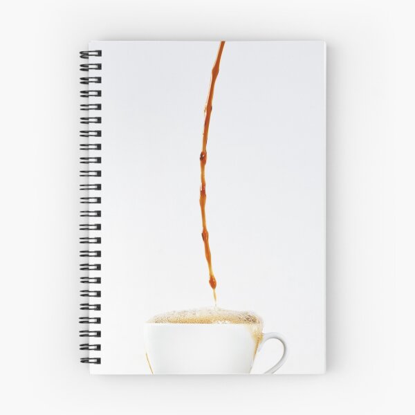 Item preview, Pouring coffee in a cup on white background. Breakfast. designed and sold by dariazu.