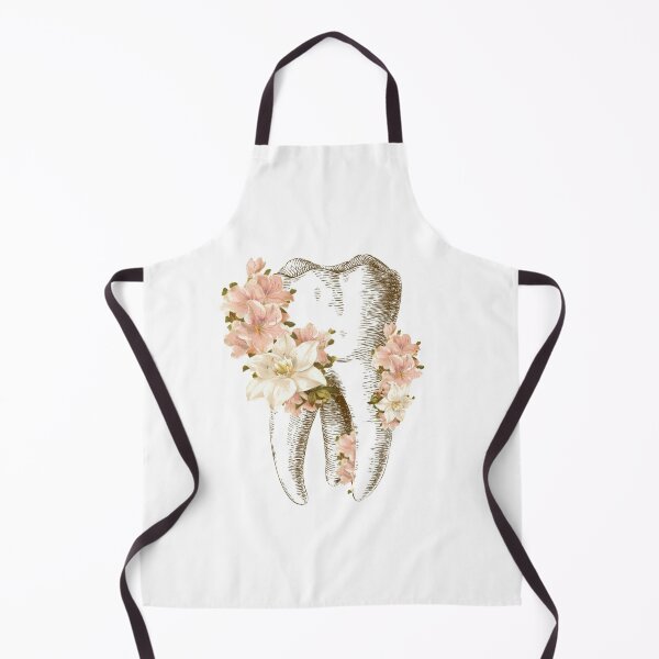 Item preview, Tooth with light pink flowers - Dental designed and sold by guaka-molly.