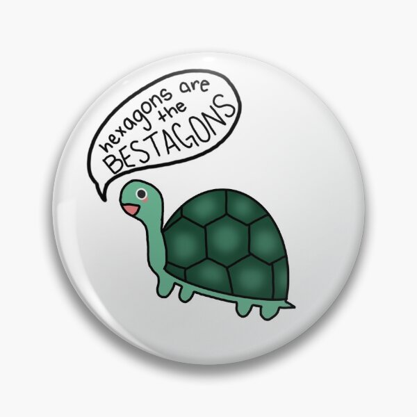 Item preview, hexagons are the bestagons turtle designed and sold by Tasha Robinson.