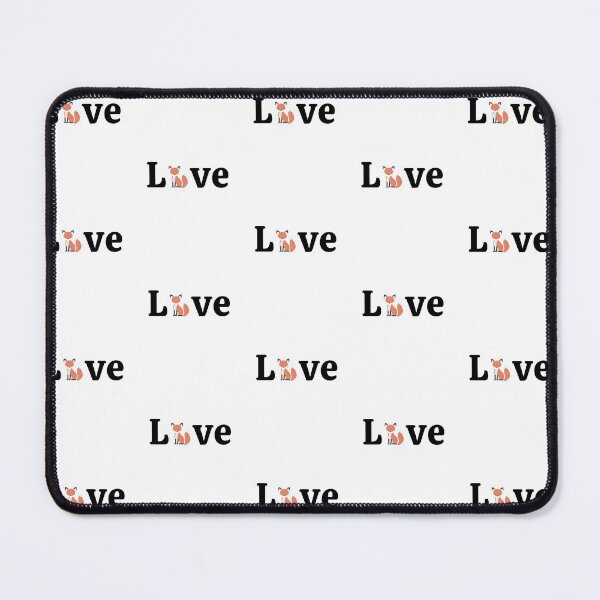 Item preview, Love Fox, Cute Fox, patterned designed and sold by JRice66.