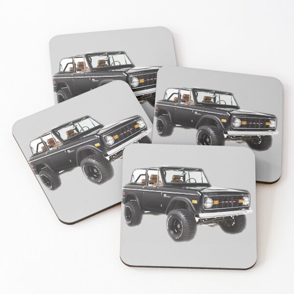 Item preview, Mean Looking Black Ford Bronco designed and sold by Shololo.