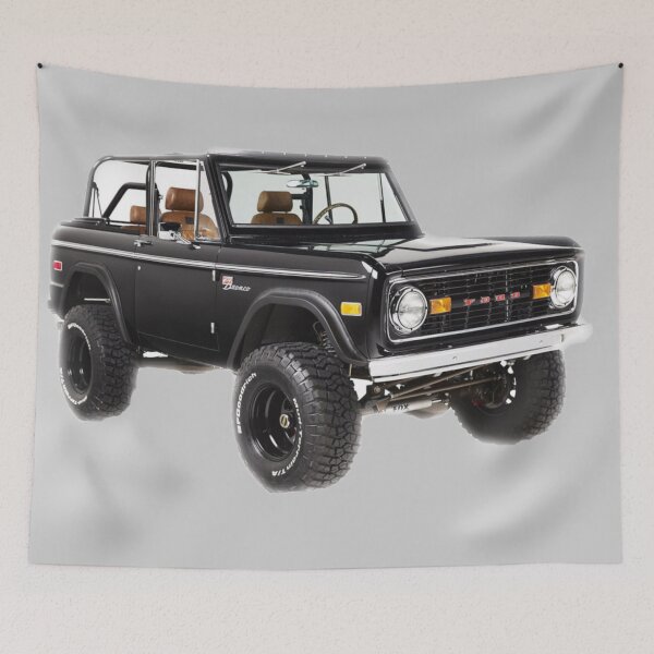 Item preview, Mean Looking Black Ford Bronco designed and sold by Shololo.