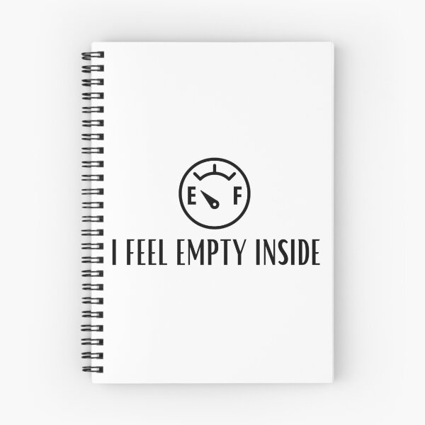 Item preview, I FEEL EMPTY INSIDE DEPRESSION AWARENESS FUEL GAUGE designed and sold by billionairebrnd.