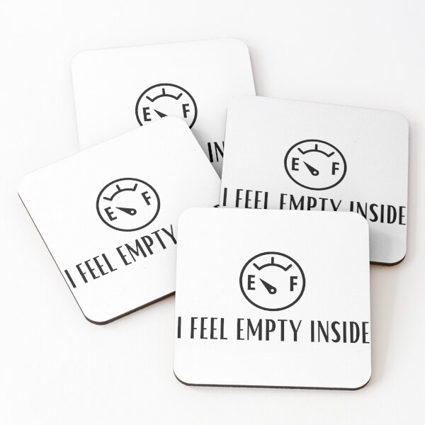 Item preview, I FEEL EMPTY INSIDE DEPRESSION AWARENESS FUEL GAUGE designed and sold by billionairebrnd.