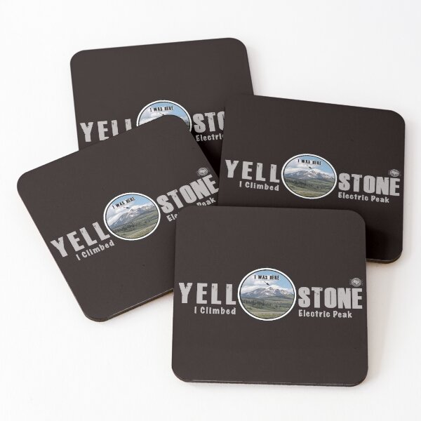 Item preview, I Was Here - Electric Peak, Yellowstone National Park - hiking designed and sold by SmyrnaBuffalo.