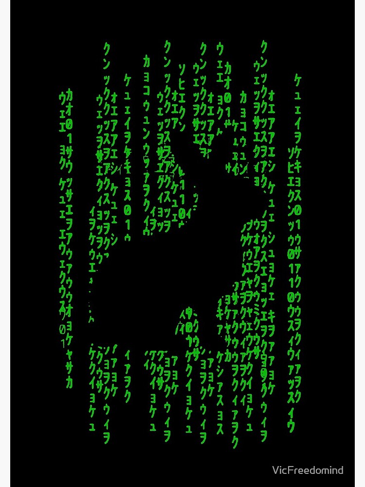 Siga el conejo blanco Lámina fotográfica