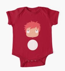 Ponyo likes you! Short Sleeve Baby One-Piece