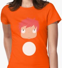 Ponyo likes you! Women's Fitted T-Shirt