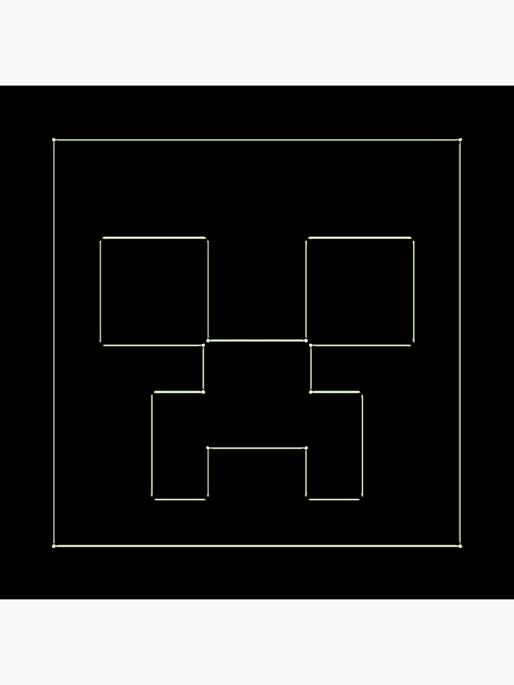 "Creeper Face" Poster for Sale by Phirefox Redbubble