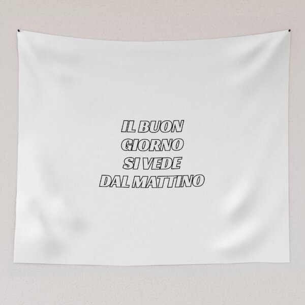 Item preview, Il buon giorno si vede dal mattino - Italian proverbs designed and sold by Silviajones.